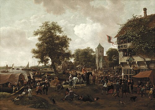The Fair at Oegstgeest, 1657, Jan Steen