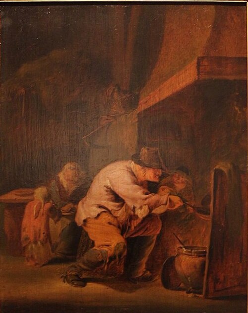Homem cozinhando, 1650, Jan Steen
