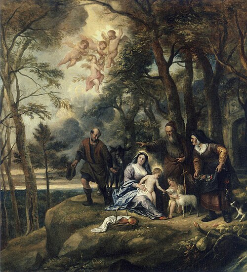 Rest on the Flight into Egypt, 1670, Jan Steen