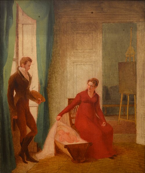 Le peintre et sa famille, 1817, Fleury François Richard