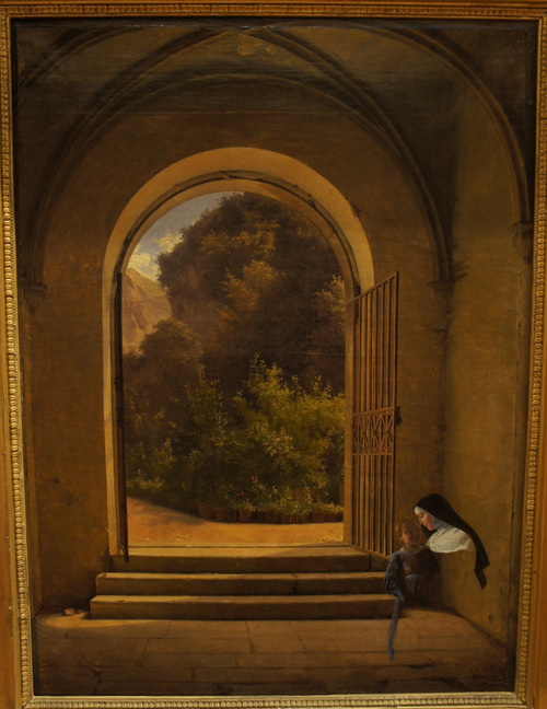 Entrée du couvent, , Fleury François Richard