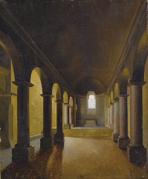 La crypte de Saint-Irénée à Lyon, 1850, Fleury François Richard