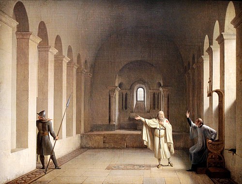 Jacques de Molay, grand maître des Templiers, 1806, Fleury François Richard