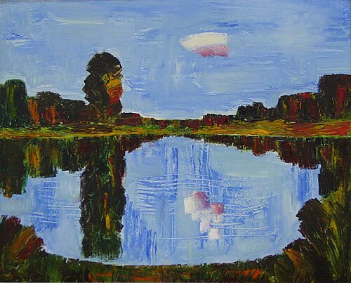 Autumn ringing. Lake, 1989, Şamil Şäydullin