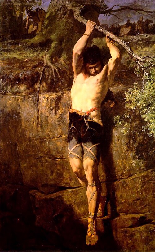 Un prisonnier en fuite, 1877, Évariste-Vital Luminais