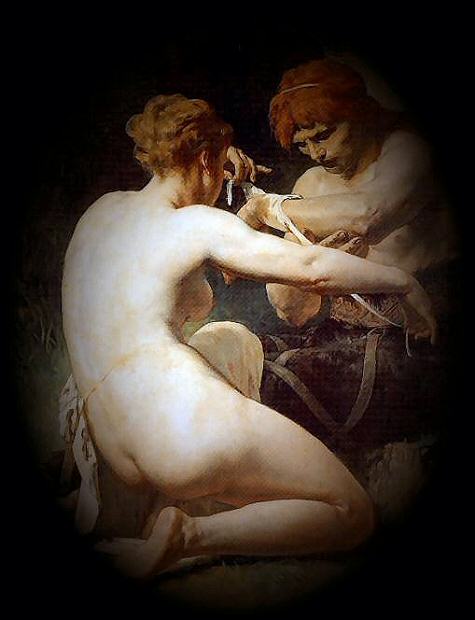 Gaulois blessé., 1881, Évariste-Vital Luminais