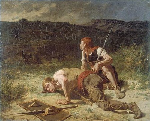 Les Éclaireurs gaulois, 1860, Évariste-Vital Luminais