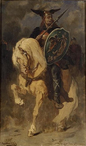 Merovée, 1851, Évariste-Vital Luminais