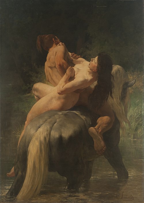 L'enlèvement, 1887, Évariste-Vital Luminais
