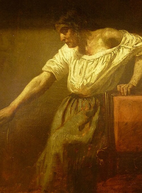 Étude de vieille femme, 1887, Évariste-Vital Luminais