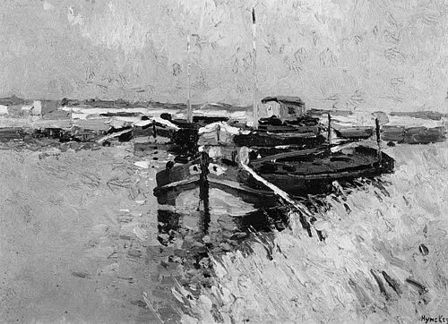 Schepen op de IJzer, 1911, Raoul Hynckes