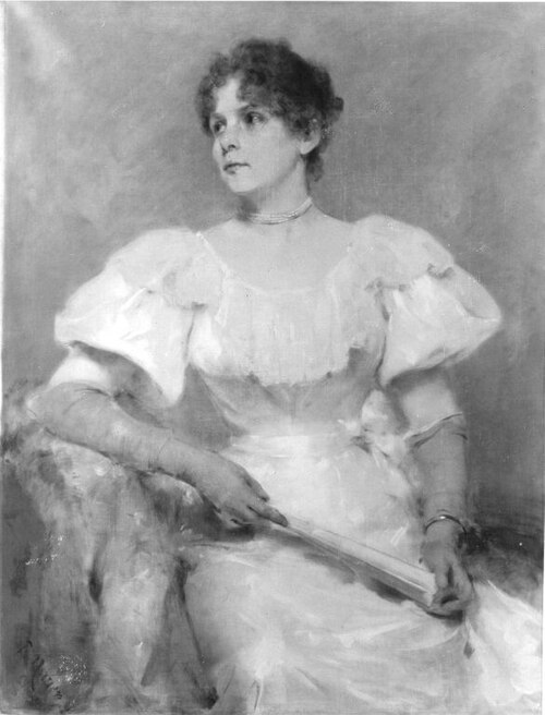 Damenbildnis, 1896, Paul Nauen