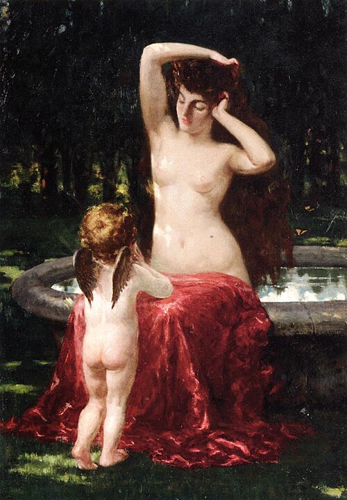 Sylvan Toilette, 1898, James Carroll Beckwith