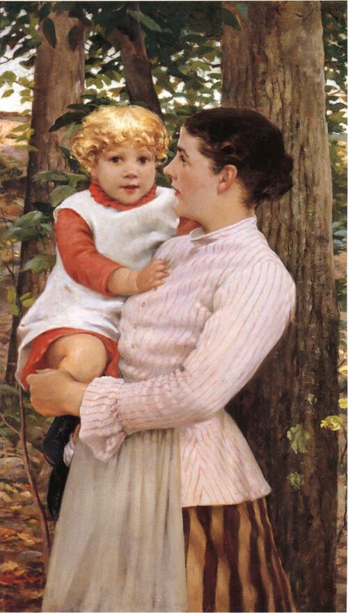 Mother and Child, 1910, James Carroll Beckwith