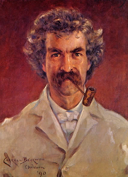 Porträt des Mark Twain, 1890, James Carroll Beckwith