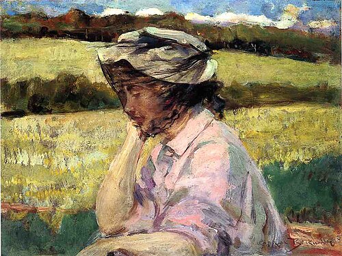 Lost in Thought, 1908, James Carroll Beckwith
