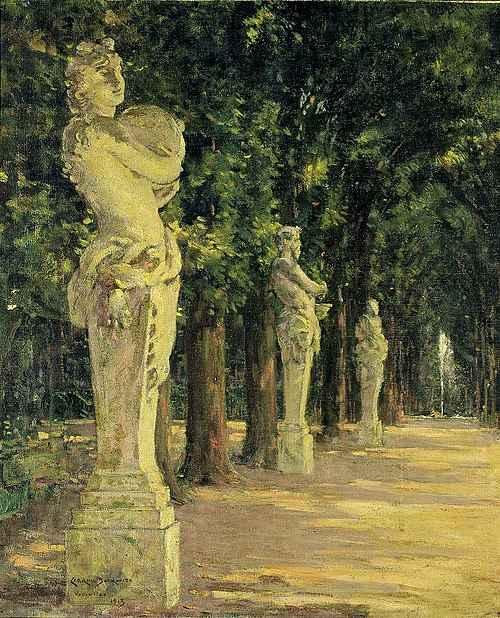Allee de l'Ete, Versailles, 1913, James Carroll Beckwith