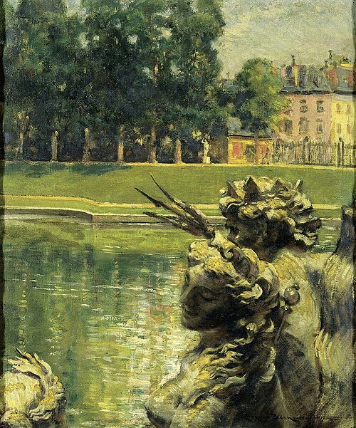 Bassin de Neptune, Versailles, 1913, James Carroll Beckwith