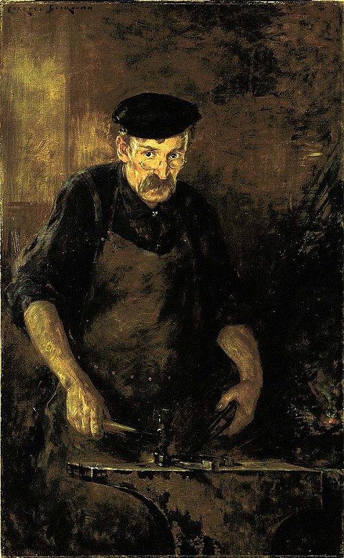 The Blacksmith, 1909, James Carroll Beckwith