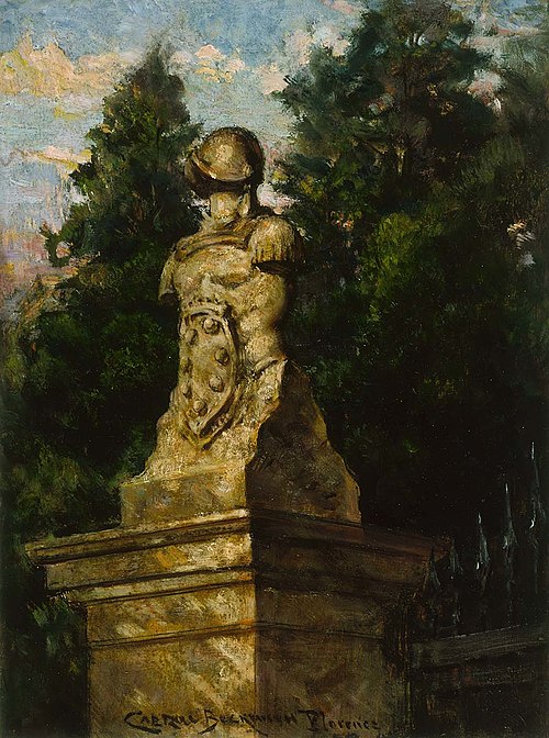 Modigliani Gate Post, 1910, James Carroll Beckwith