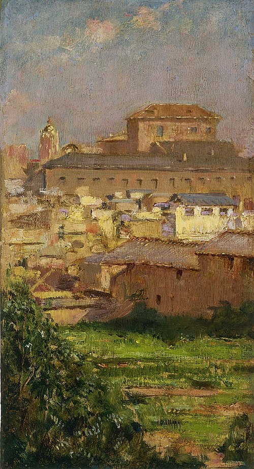 Palazzo Barberini, Rome, 1910, James Carroll Beckwith