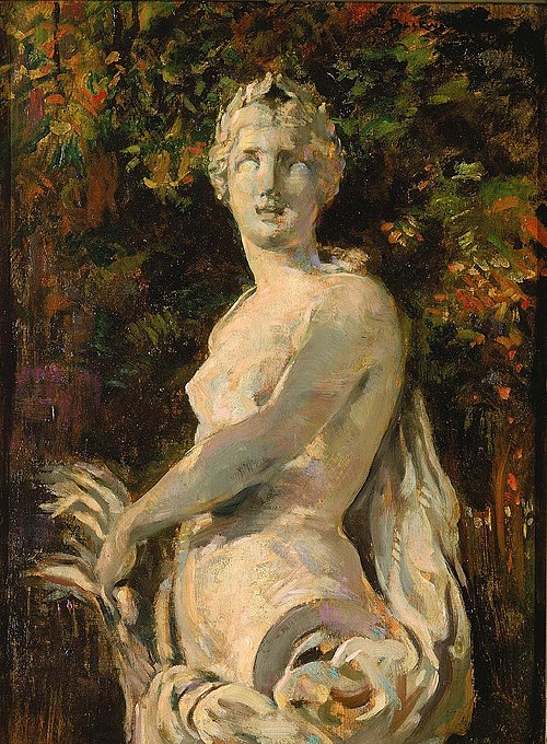Syrinx, Par Maziere, 1689; Bassin d'Apollon, 1913, James Carroll Beckwith