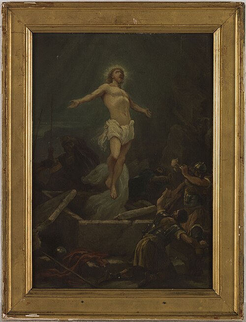 Esquisse pour l'église de Saint-Pierre-Saint-Paul de Montreuil-sous-Bois : La Résurrection de Jésus , 1874, Paul Philippoteaux