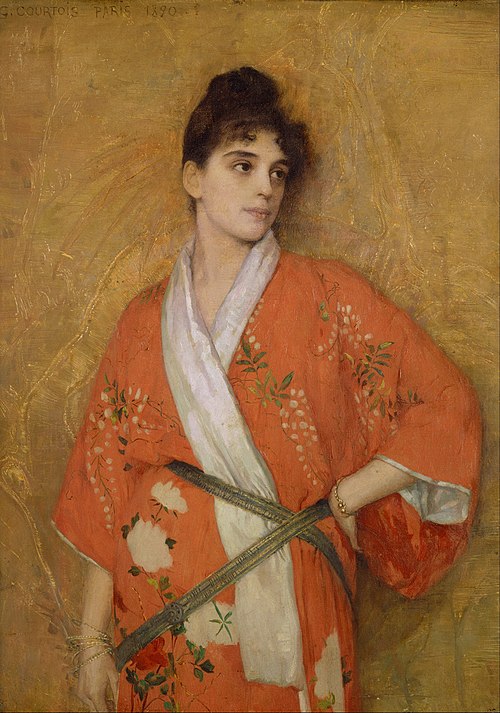 Étude, 1890, Gustave Courtois