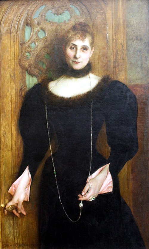 Portrait of the Wife of the Consul General Kreismann, 1894, Gustave Courtois