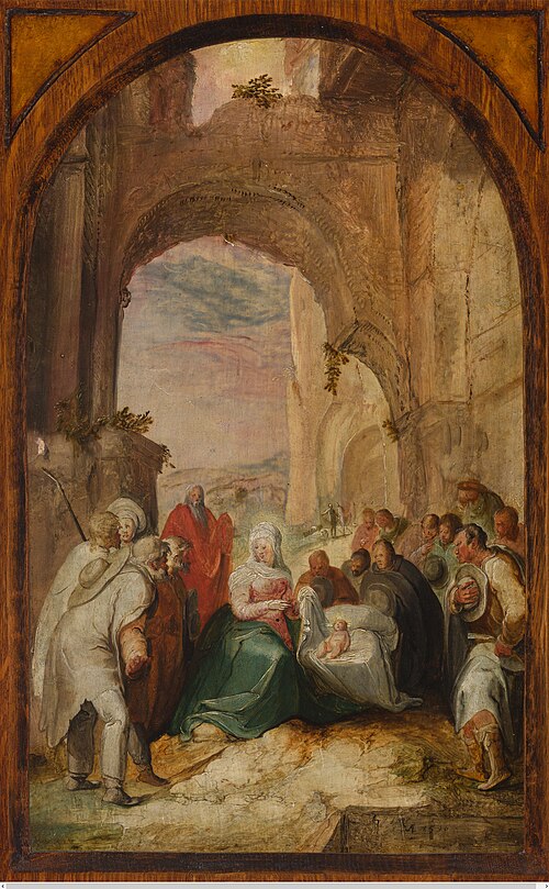 L’Adoration des bergers, 1596, Carel van Mander