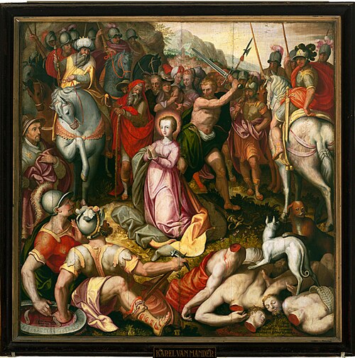 The martyrdom of Saint Catherine, 1582, Carel van Mander