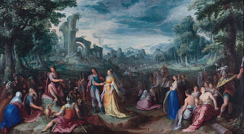 La continence de Scipion., 1600, Carel van Mander