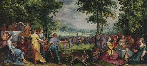 The Dance around the Golden Calf, 1602, Carel van Mander
