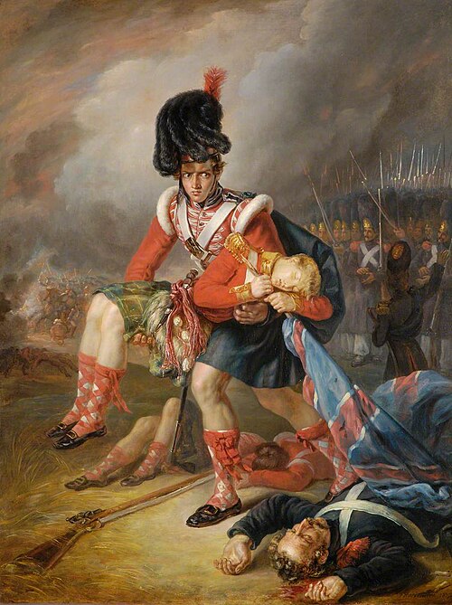 An Incident of Waterloo, 1837, Charles Achille d'Hardiviller