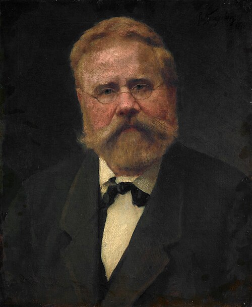 Portrait of Fritz Reuter, 1876, Paul Spangenberg