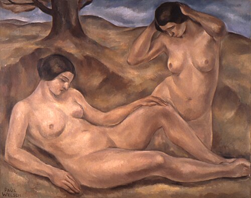 La Terre (deux nus), 1925, Paul Welsch