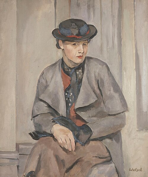 Portrait of the Artist's Wife, 1928, Paul Welsch