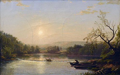 Landscape Scene Near Bethlehem, Pennsylvania, 1862, DeWitt Clinton Boutelle