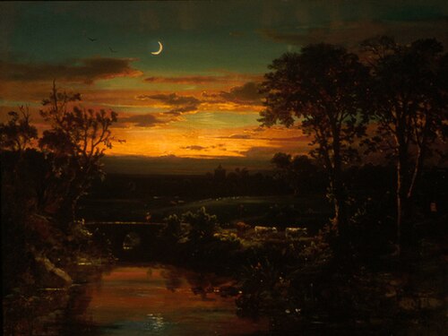 Sunset, 1850, DeWitt Clinton Boutelle