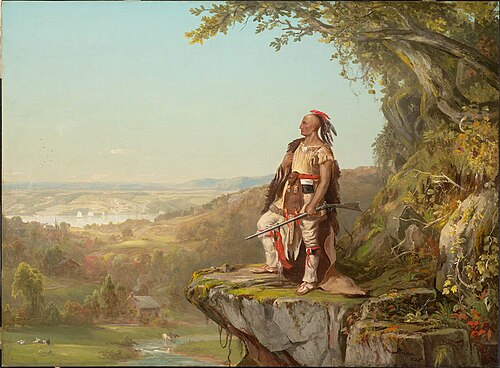 Indian Surveying a Landscape, 1855, DeWitt Clinton Boutelle