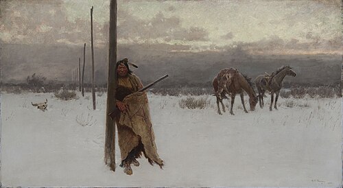 The Song of the Talking Wire, 1904, Henry Farny