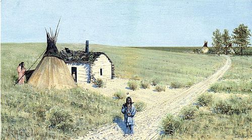 Fort Totten Trail., 1916, Henry Farny
