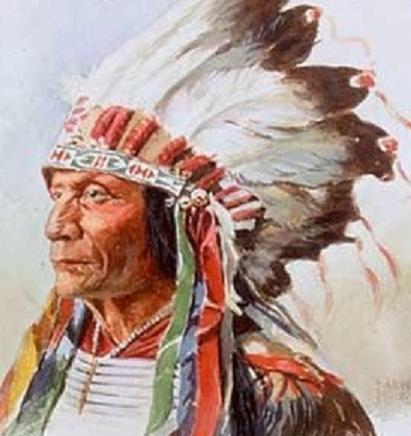 Sitting Bull., 1916, Henry Farny