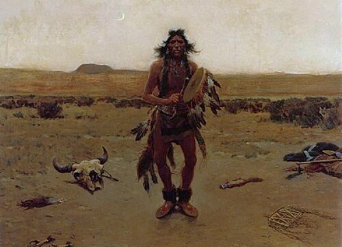 Le Sorcier., 1903, Henry Farny