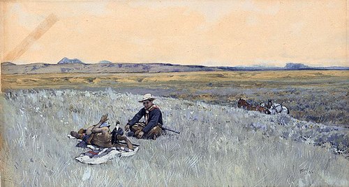 Swapping Lies, 1906, Henry Farny