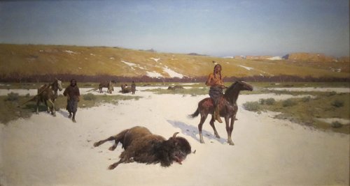 The Last of the Herd, 1906, Henry Farny