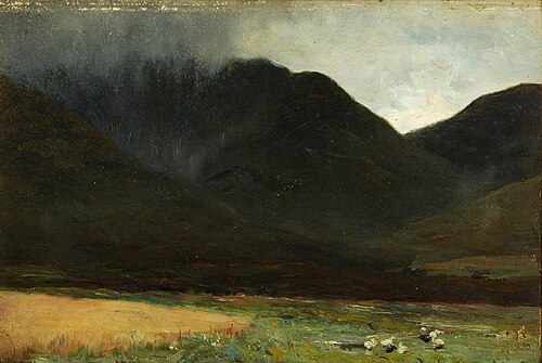 A Rain Cloud in the Highlands, 1887, Alexander Kellock Brown