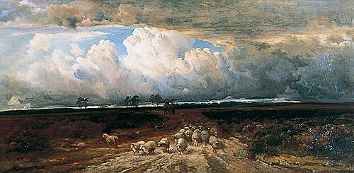 Driving Home the Flock, , Bernard Walter Evans