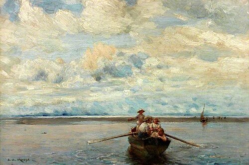 Cockle Gatherers, 1885, Arthur Hardwick Marsh