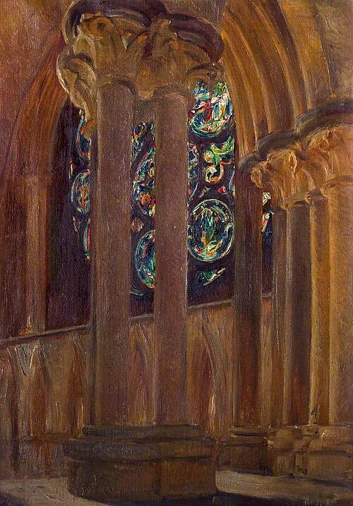 Dean's Eye, Lincoln Cathedral from the Clerestory, , Alfred George Webster